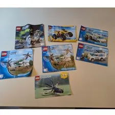 LEGO Instruction Manuals Lot City Creator Galaxy Squad 60021 7498 31088 70704