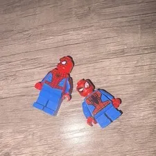 LEGO Spider-Man Minifigure Lot of 2, Super Heroes, Plastic, Age 5+