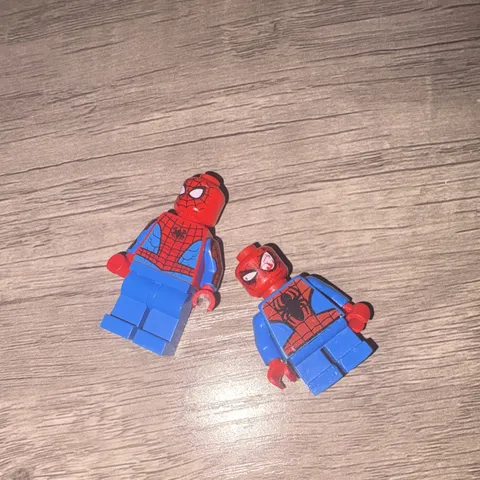 LEGO Spider-Man Minifigure Lot of 2, Super Heroes, Plastic, Age 5+