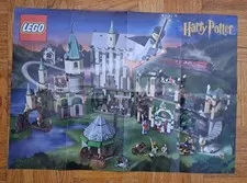 LEGO Harry Potter Hogwarts Castle Promo Poster Insert Catalog PS2 Game Boy 4709