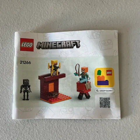 LEGO Minecraft 21266 Illustrated Instruction Manual Booklet