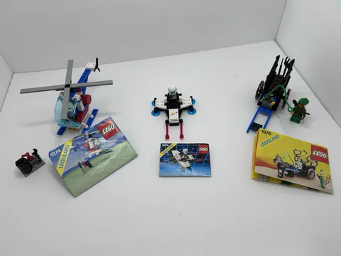 Lego 1974 Legoland Triple Pack with  Instructions. READ