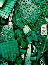 Dark Green Lego Lot by Color 1/2 LB Pound 200 Pieces Sorted Bulk BUY MORE & SAVE