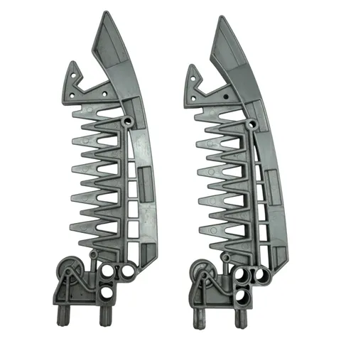 2X LEGO Bionicle Brutaka Pearl Light Grey Sword Weapon Part Lot 54272 [Brutaka]