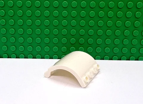 Lego 1 White 4x4 Curved Door Hinge Hatch Window NEW