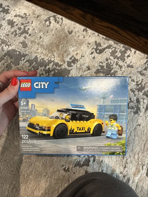 (8) LEGO City Yellow Taxi Cars (2) Factory Sealed Case (Set #60487)