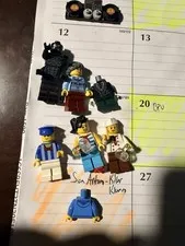 Lego 10 Mini Figure Women  Grandma Waiter Monster Lot Of Dj Turntable