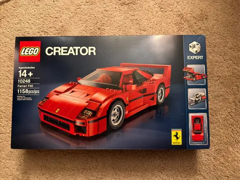 LEGO Creator Expert Ferrari F40 (10248) Brand New Sealed Retired