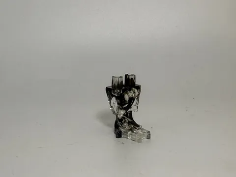 Lego-Lower Body, Ghost with Marbled Black Pattern