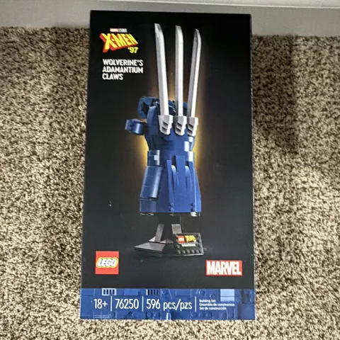 LEGO Marvel X-Men Wolverine's Adamantium Claws 76250 596pcs Age 18+ Box