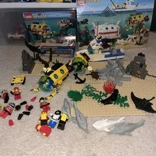 LEGO Town:   Vintage 6441  6442 6599  Incomplete w/ Instructions Read!!!!!
