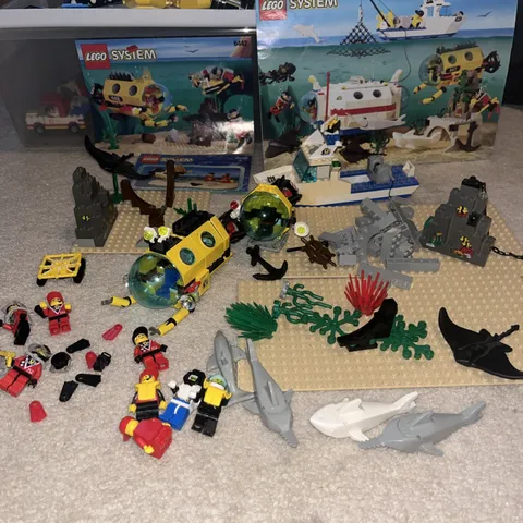 LEGO Town:   Vintage 6441  6442 6599  Incomplete w/ Instructions Read!!!!!