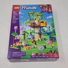 LEGO Friends Cat Birthday Party Tree House 42666 Building Set NEW Sealed 321 Pcs