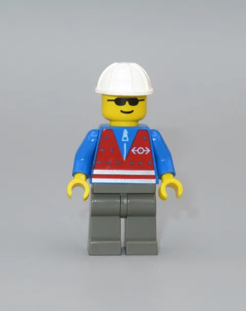 LEGO Train Employee worker City Town minifigure 4553 4533 4541