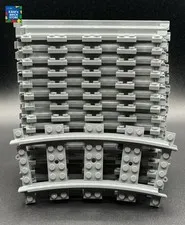 Lego Non Electric Train Track 16 Piece Lot Curved Track