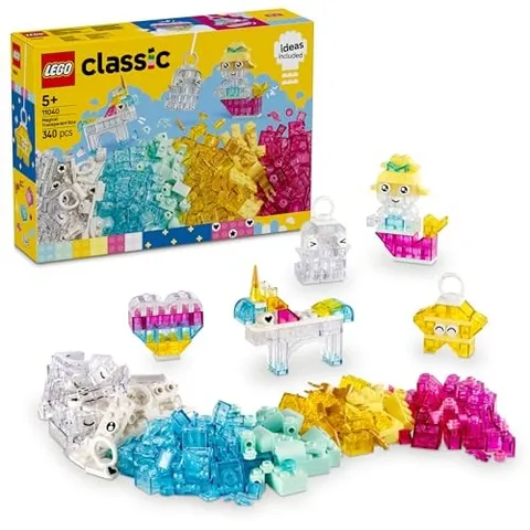LEGO Classic Magic Idea Box (Clear Color) - Toy Birthday Gift Educational