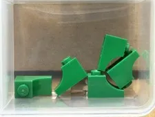 LEGO Parts - Green Arch 1 x 2 Inverted - No 78666 - QTY 5