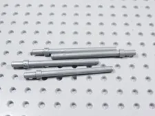 LEGO Lot of 4 Flat Silver 6L Staffs Weapon Minifig BM