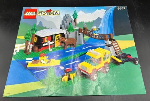 LEGO System 6552 Rocky River Retreat  Booklet - Instructions ONLY