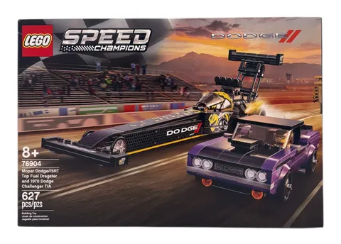 Lego Speed Champions Mopar Dodge SRT Dragster And 1970 Dodge Challenger 76904