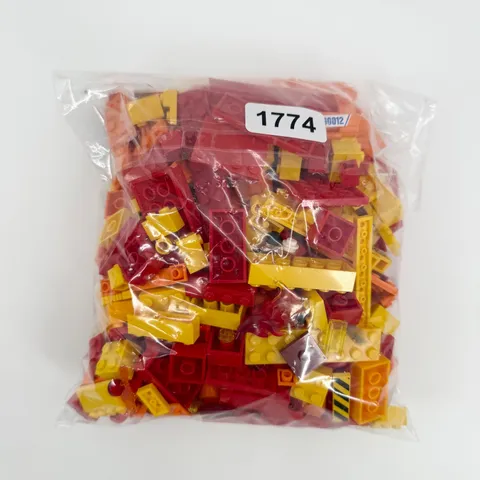 Lego Bulk Lot Color Sorted Yellow Orange Red Mix 1 Pound Pieces Parts Bricks