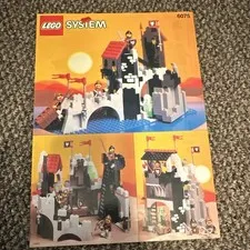 LEGO System 6075 Illustrated Instruction Manual Booklet, MPN 6075, LEGO Set