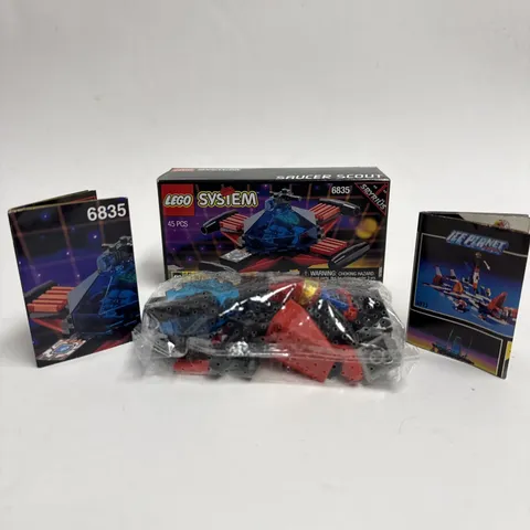 VINTAGE LEGO Space Spyrius: 6835 Saucer Scout - 100% Complete w/Box Manuals 1994