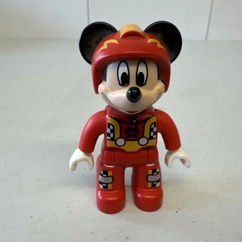 LEGO Duplo Mickey Mouse Racing Driver Figure From 10843 Replacement