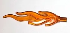 Lego - Large, Orange, Flame, Fire