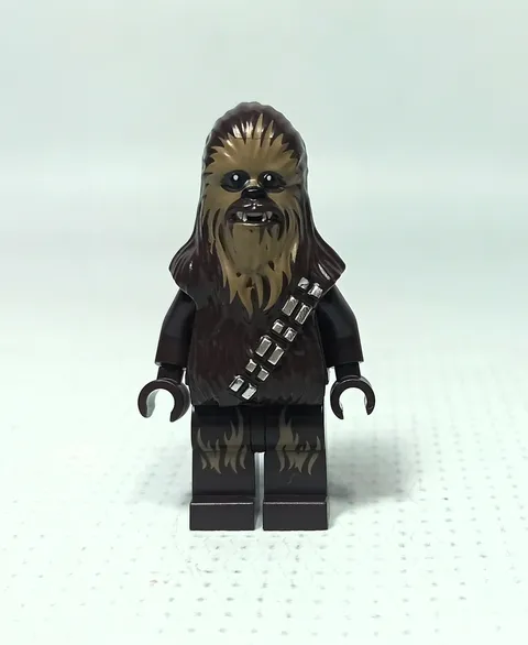 LEGO 2014 STAR WARS SW0532 CHEWBACCA DARK BROWN MEDIUM NOUGAT FUR MINI FIGURE