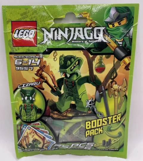 LEGO Ninjago Lizaru Minifigure 9557 Booster Pack Brand New Sealed Rare