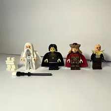 LEGO Saruman (lor074) Grima Wormtongue (lor072) LOTR Minifigure Lot of 4