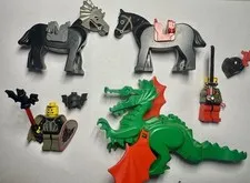 GENUINE LEGO CASTLE - THE BAT LORD, PRINCESS STORM & CLASSIC DRAGON