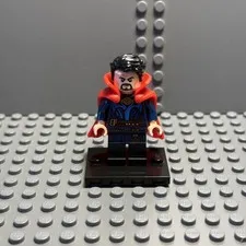 LEGO Super Heroes - Dr Strange Minifigure - sh0802 Rubber Cape - Collectible