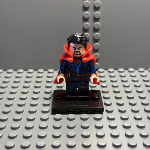 LEGO Super Heroes - Dr Strange Minifigure - sh0802 Rubber Cape - Collectible