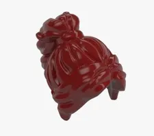 LEGO ® minifigure hair woman new dark red 28432 element 6530916 hairpiece reddish brown