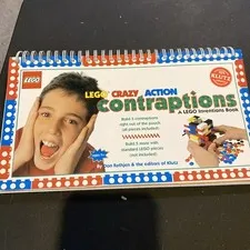 Klutz Crazy Action Contraptions Book w/ LEGO Pieces 1998 Incomplete