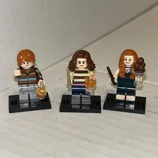 LEGO 2020 Ron, Ginny, Hermione minifigures Harry Potter CMF Series 2 Butterbeer