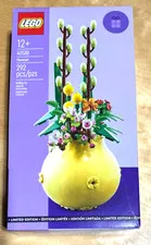 LEGO 40588 Flowerpot Botanicals GWP 292pcs NEW Sealed Limited Display Set