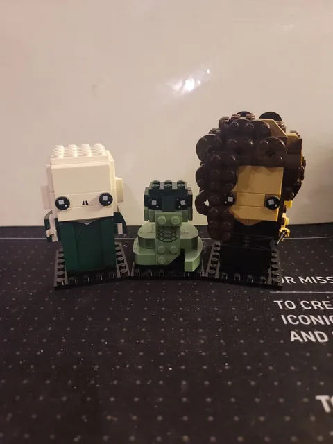 LEGO BrickHeadz Harry Potter Lot Voldemort, Nagini, Bellatrix #40496 Loose Set