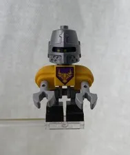Lego Minifigure Axl Bot nex060 Nexo Knights 2016 Bright Light Orange Shoulders