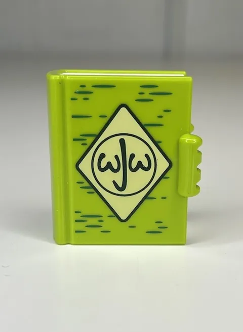 Lego Duplo Lime Green Camping Book "WJW" From Set #10997