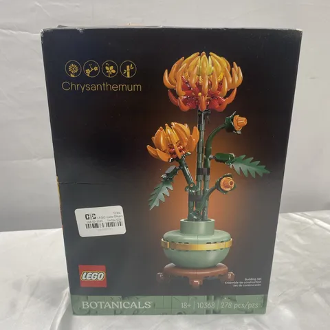Lego 10368 Chrysanthemum Botanicals Collection 278 Pieces 18+ SEALED scuffed box