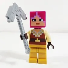 Lego Huntress Minifigure Minecraft 21168 The Warped Forest min095
