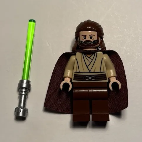 LEGO Star Wars Qui-Gon Jinn Minifigure sw0410 from Set 9499