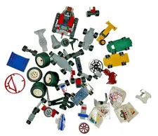 LEGO Vehicle Parts Lot Wheels Tires Chassis Car Accessories Mixed Pieces Genuine