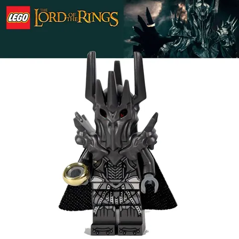 LEGO The lord of the Rings Sauron Minifigure ONLY from set 11373 Saurons Helmet