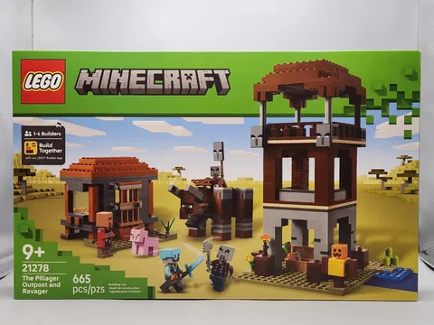 LEGO (21278) Minecraft: The Pillager Outpost and Ravager-Sealed/FREE SHIPPING 