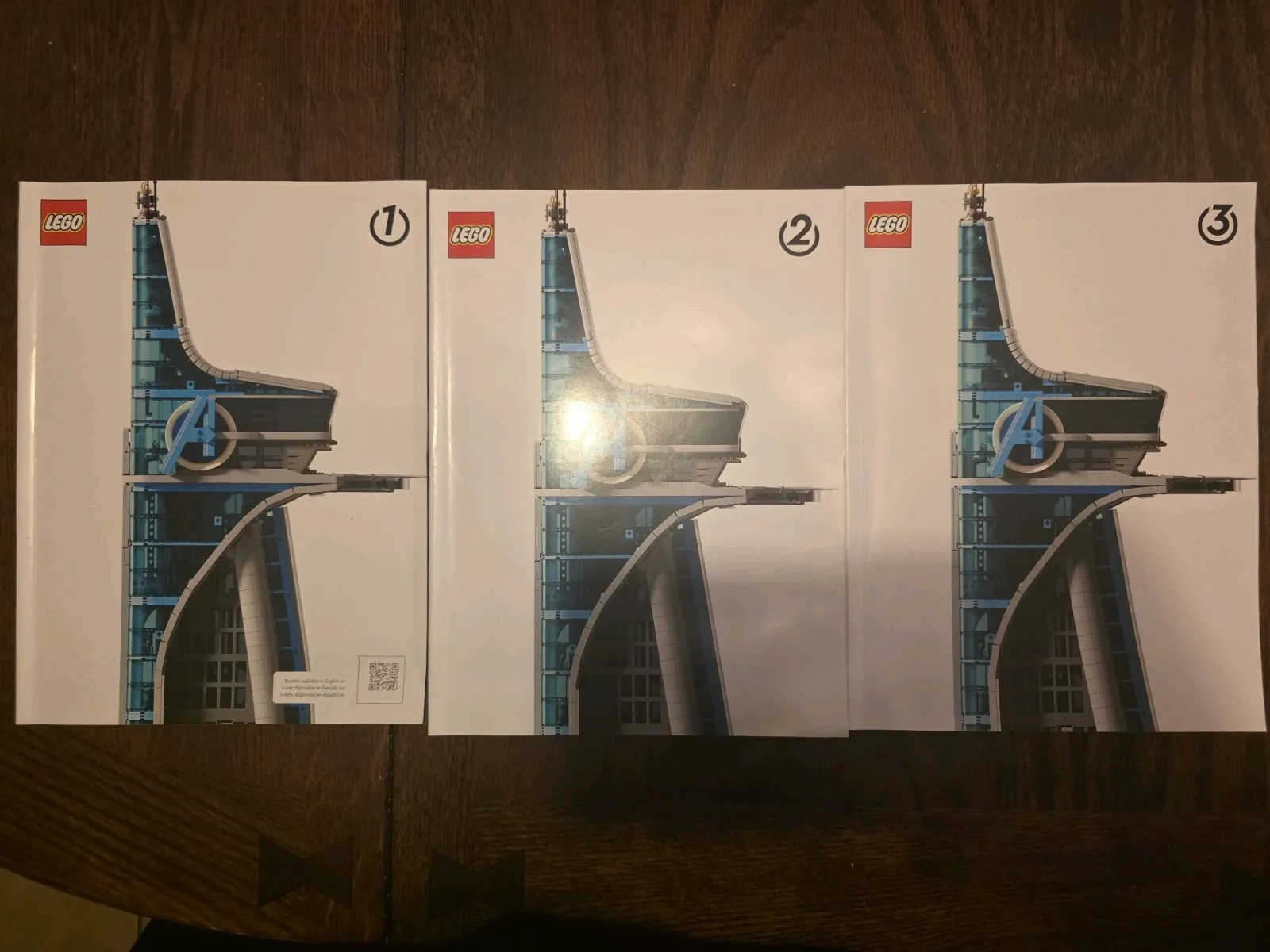 LEGO Marvel 76269 AVENGERS TOWER Books 1-3 INSTRUCTION MANUALS ONLY, NO BRICKS