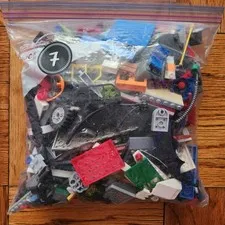 Bulk Lego Bricks Lot Mixed 2 lbs. 2 oz. Genuine Lego Bricks Pieces Lego Parts #7